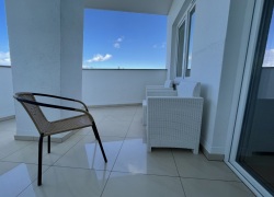 Balkon z widokiem na morze/ Balkon mit Meerblick