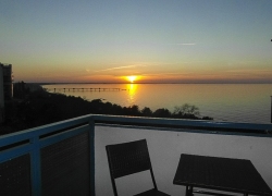 Widok na morze/ Meerblick Sonnenuntergang